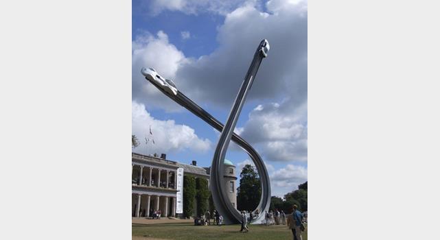 Gerry Judah's sculpture for the Festival of Speed